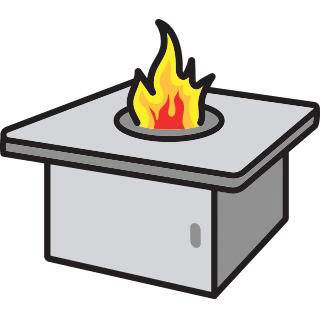 Fire Table Icon